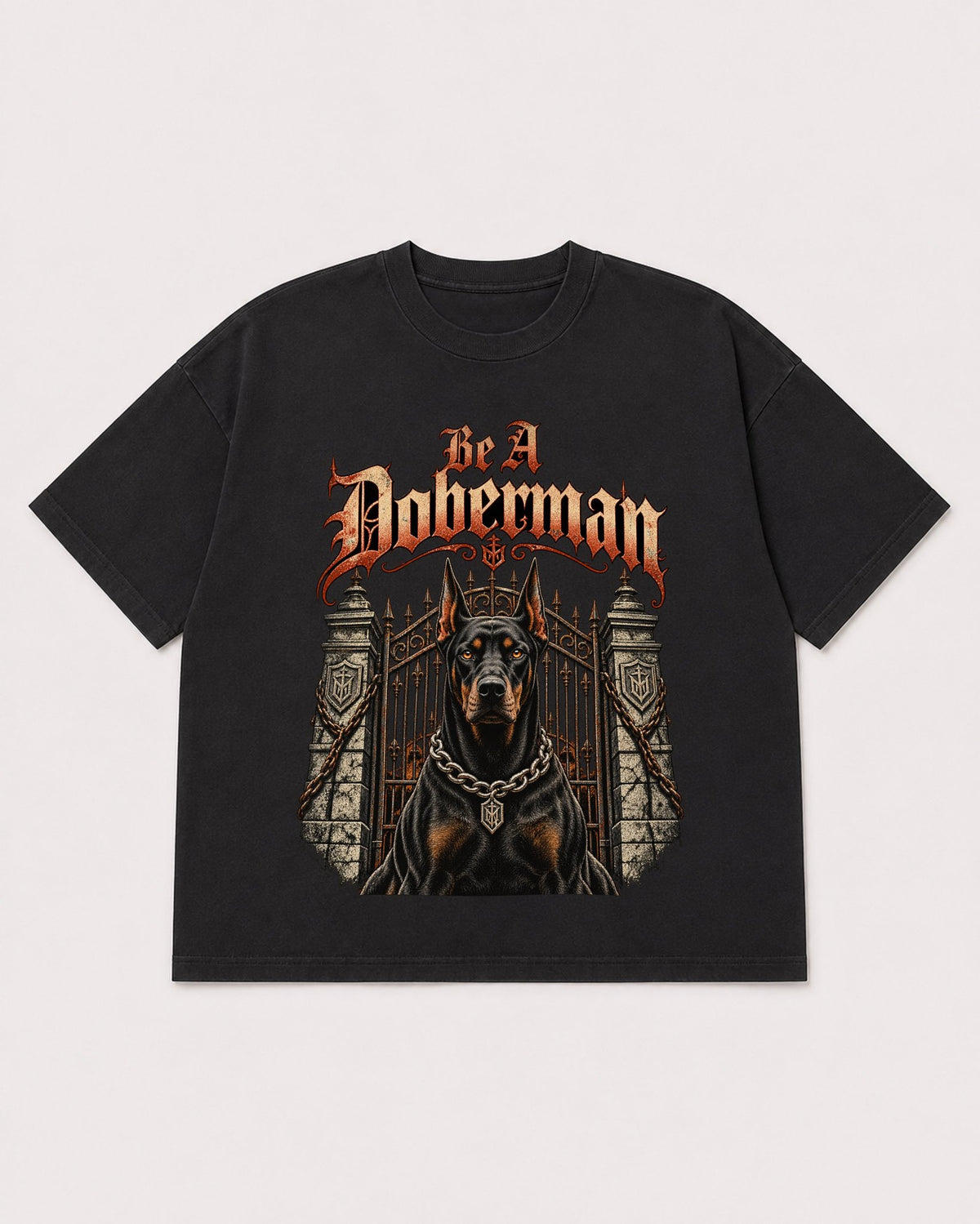 Mockup Boxy Heavyweight Tee Black product