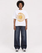 Mockup Boxy Heavyweight Tee White female full-body 14