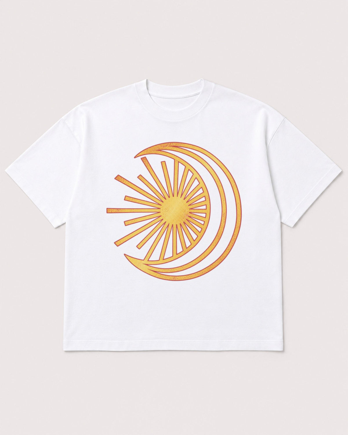 Mockup Boxy Heavyweight Tee White product