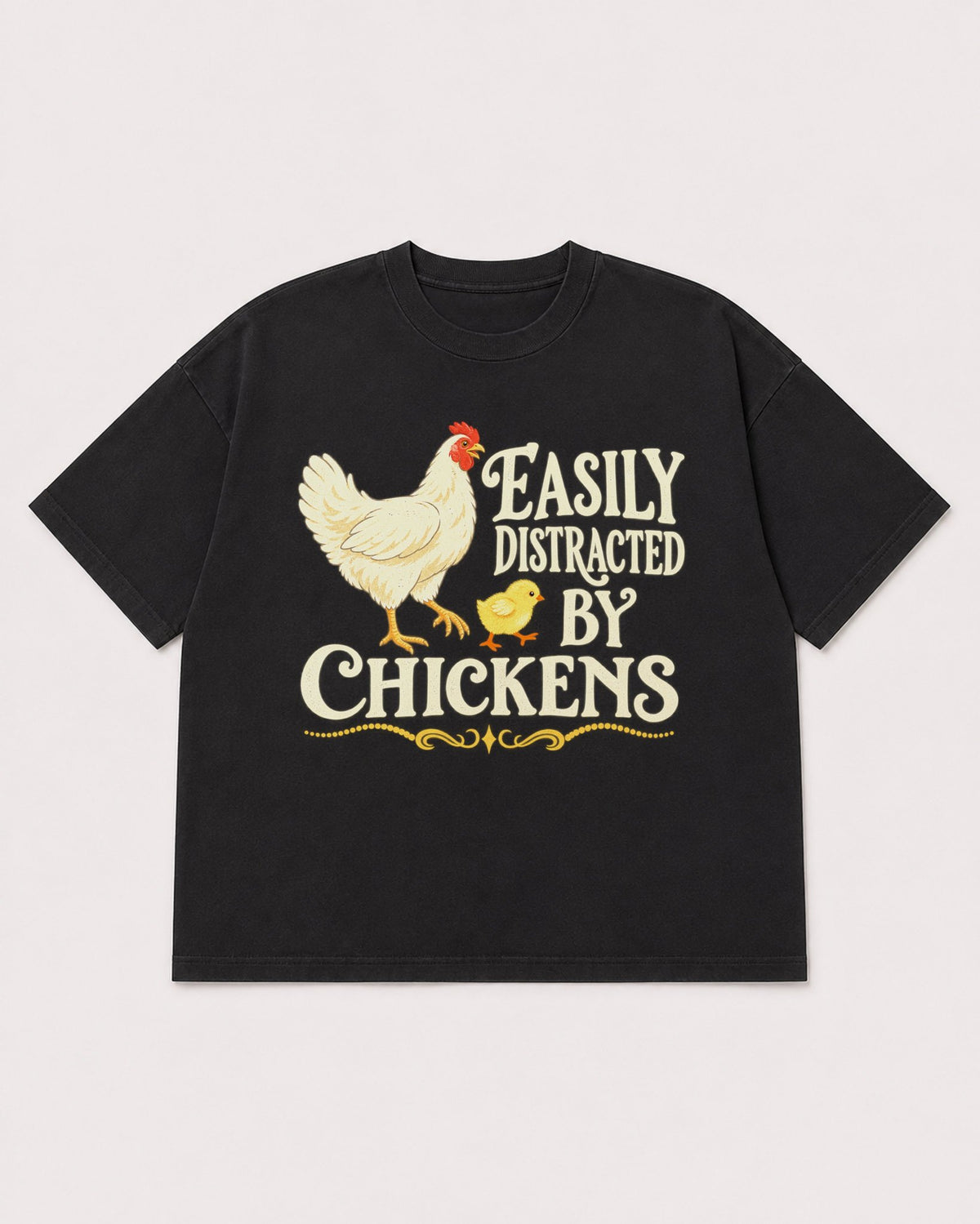 Mockup Boxy Heavyweight Tee Black product
