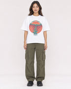 Mockup Boxy Heavyweight Tee White female full-body 02
