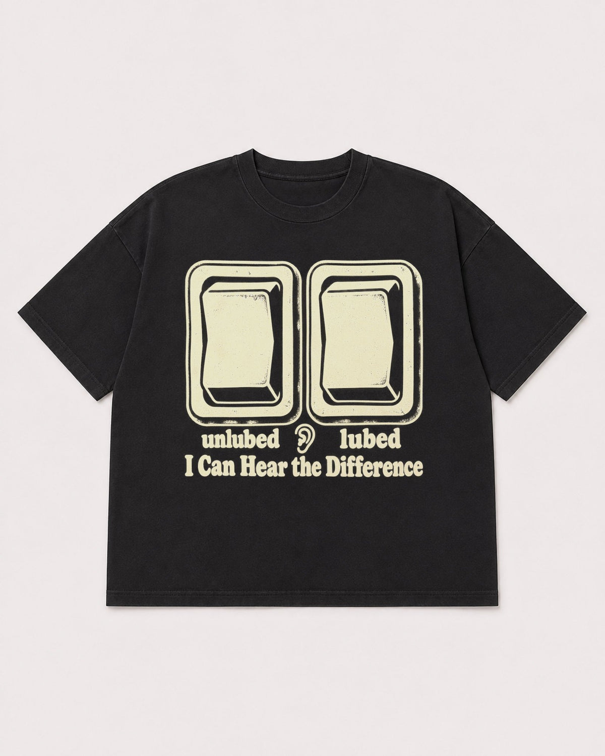 Mockup Boxy Heavyweight Tee Black product