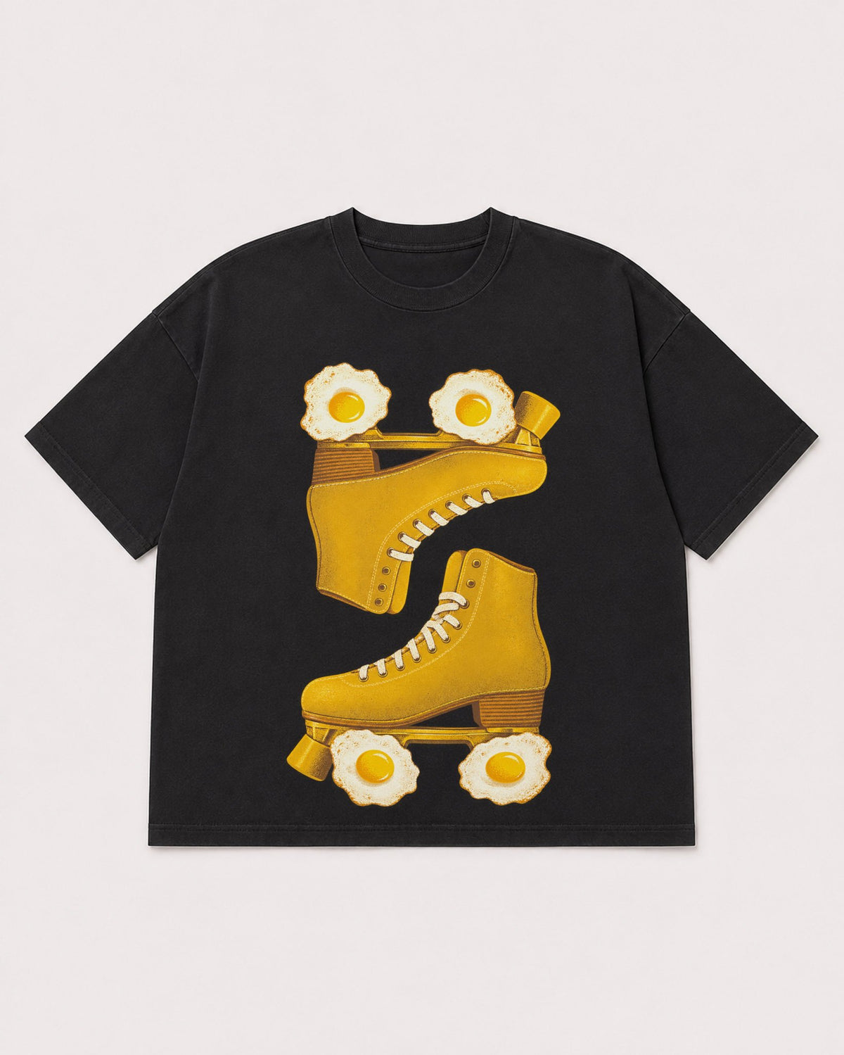 Mockup Boxy Heavyweight Tee Black product