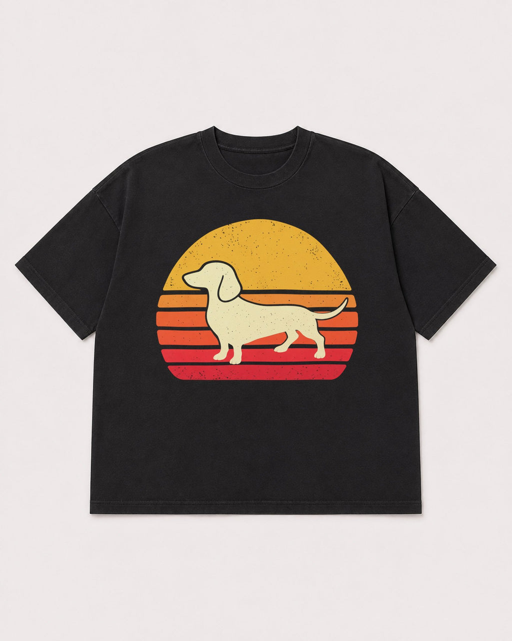 Mockup Boxy Heavyweight Tee Black product