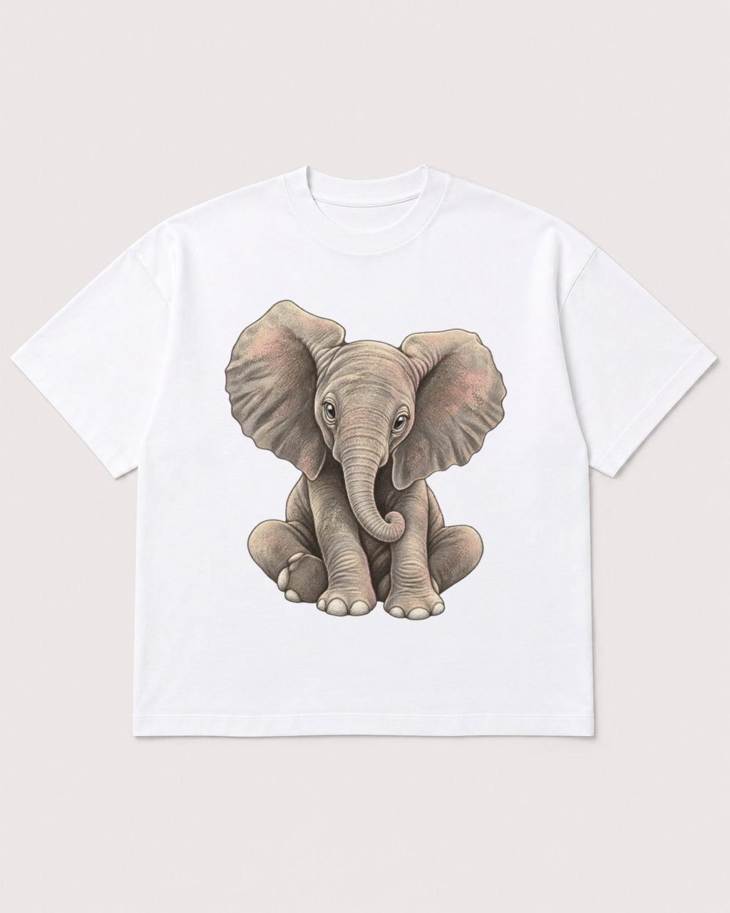 Mockup Boxy Heavyweight Tee White product