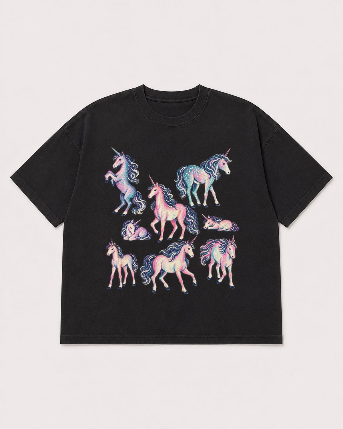 Mockup Boxy Heavyweight Tee Black product