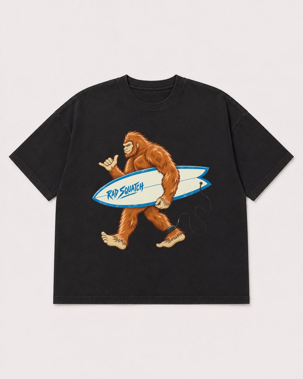 Mockup Boxy Heavyweight Tee Black product