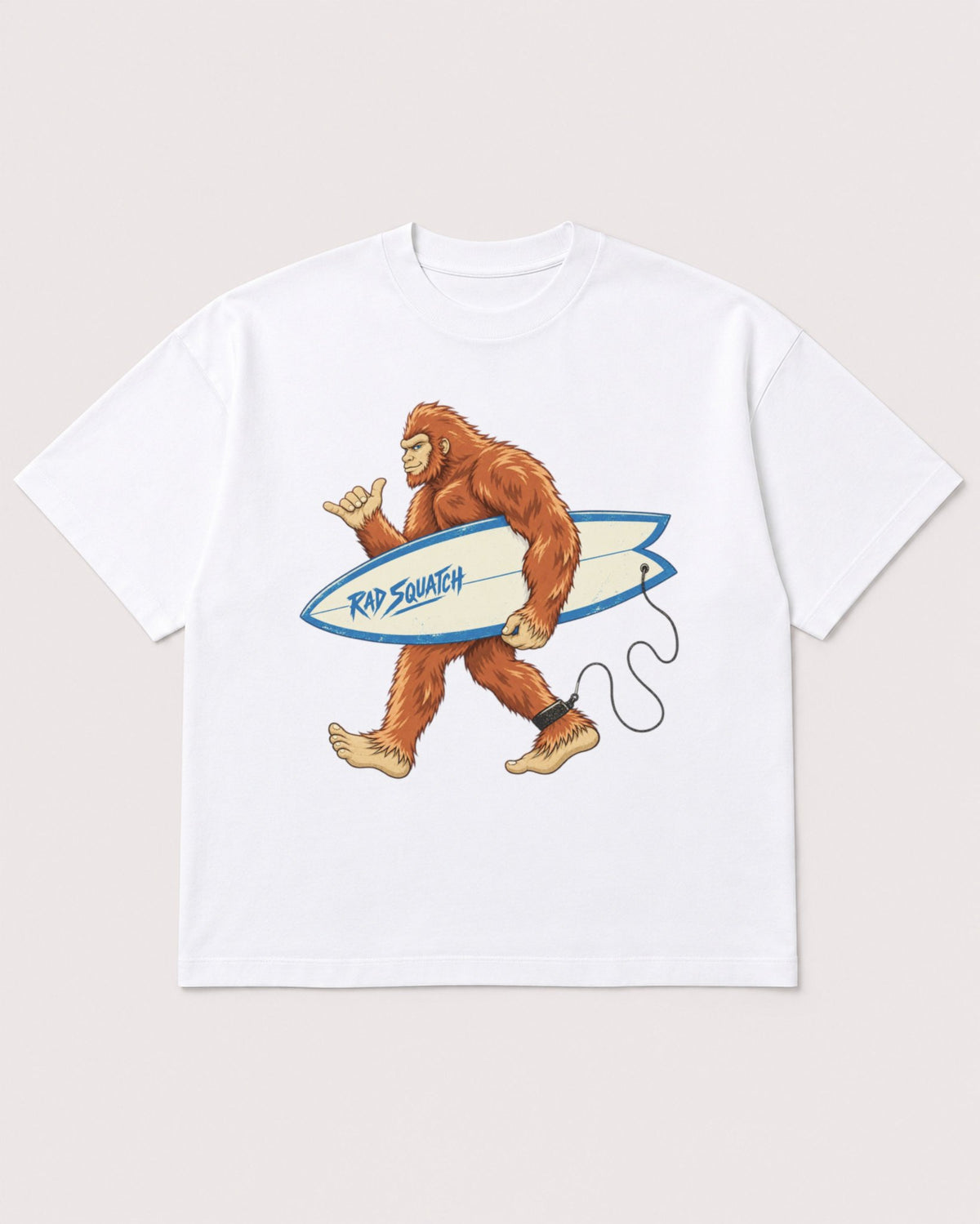 Mockup Boxy Heavyweight Tee White product