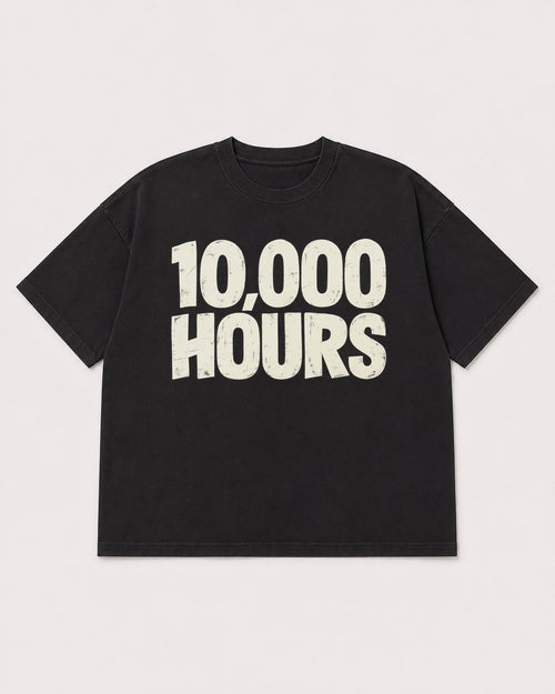Mockup Boxy Heavyweight Tee Black product