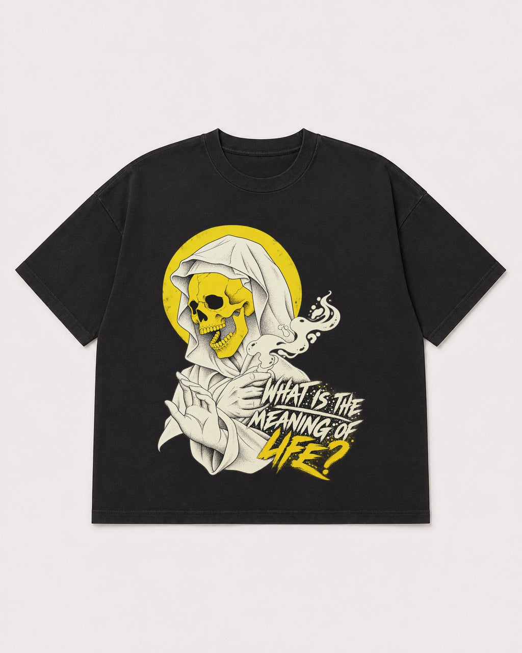 Mockup Boxy Heavyweight Tee Black product
