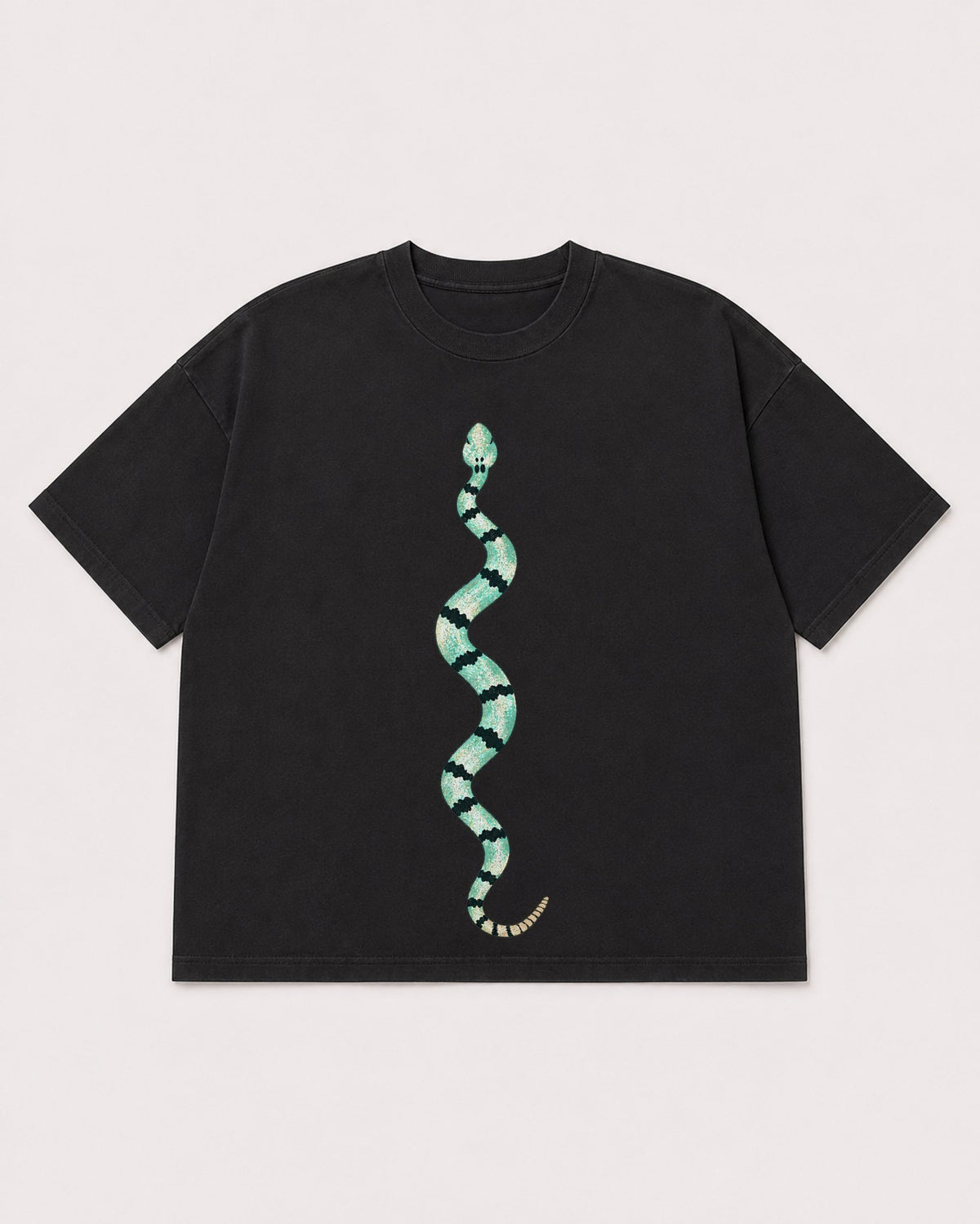 Mockup Boxy Heavyweight Tee Black product