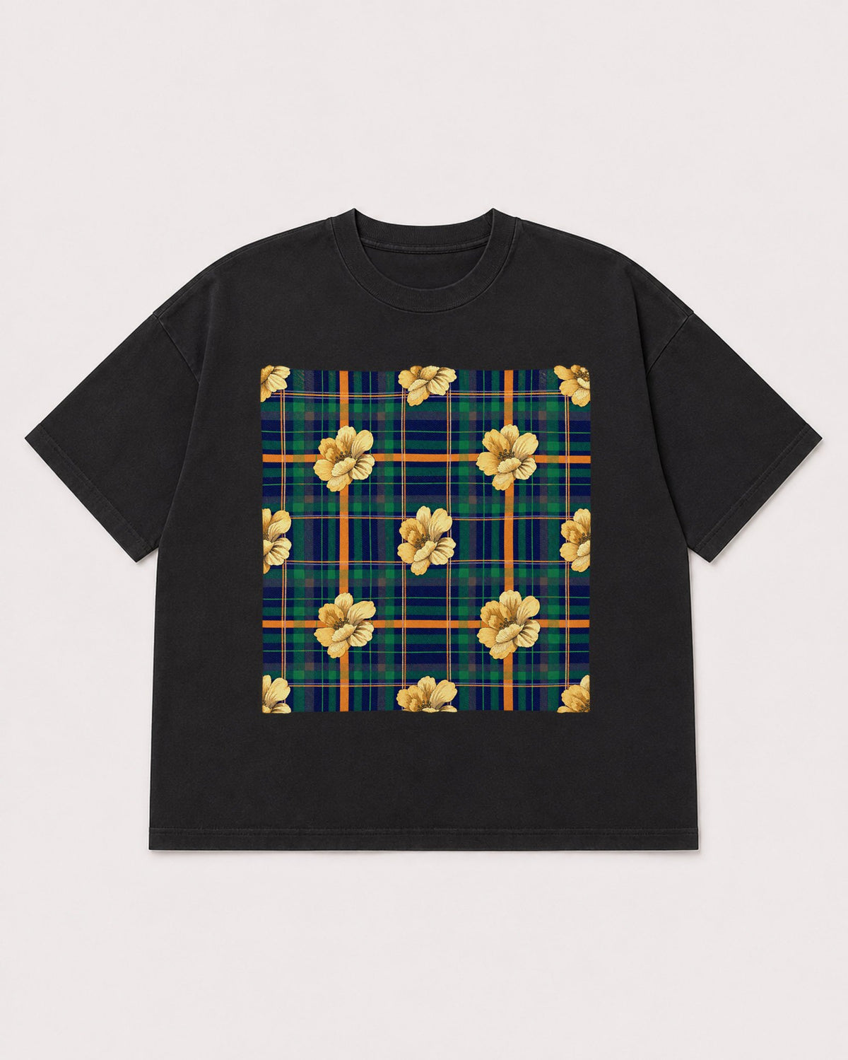 Mockup Boxy Heavyweight Tee Black product