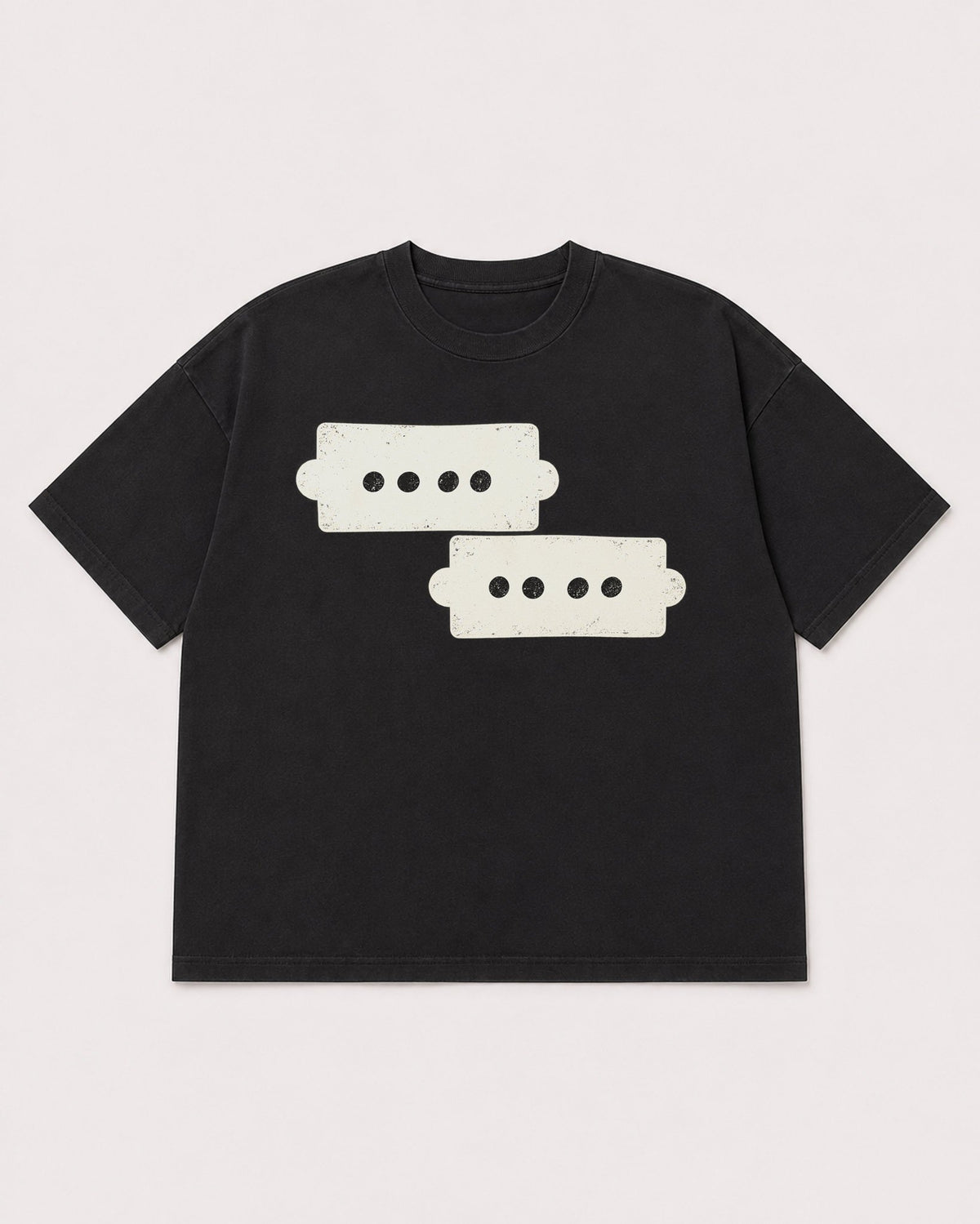 Mockup Boxy Heavyweight Tee Black product