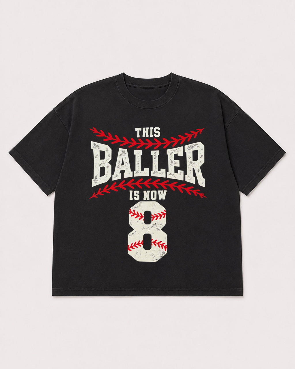 Mockup Boxy Heavyweight Tee Black product