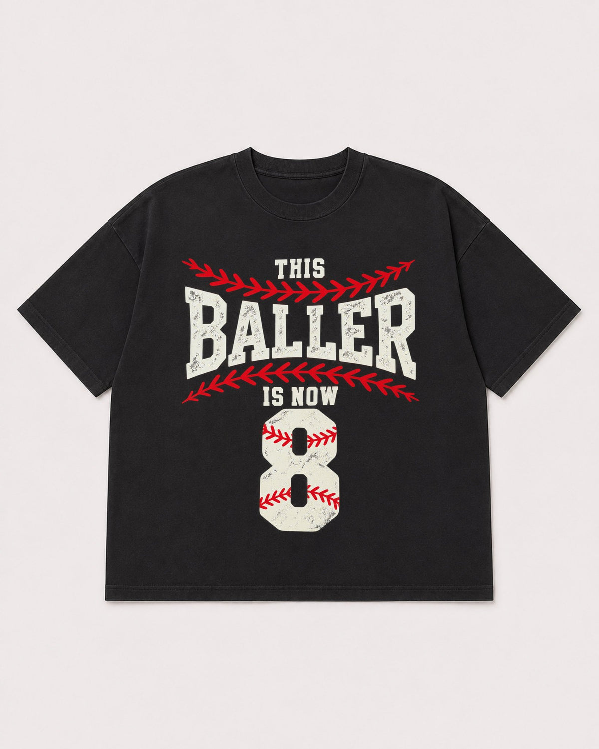 Mockup Boxy Heavyweight Tee Black product