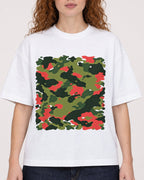 Mockup Boxy Heavyweight Tee White female close-up 09