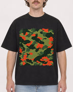 Mockup Boxy Heavyweight Tee Black male close-up 09