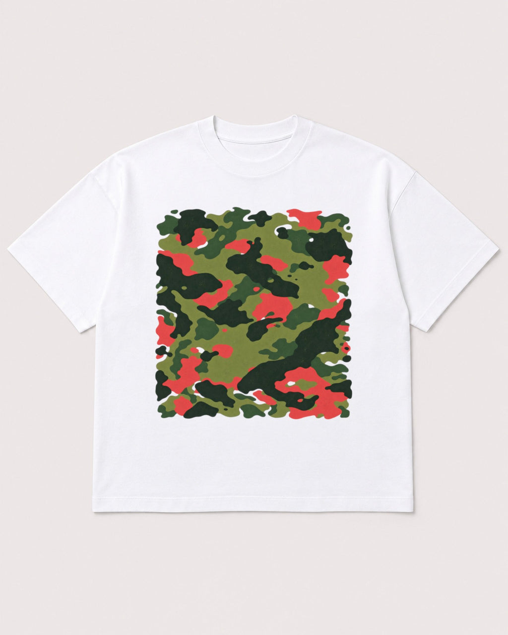 Mockup Boxy Heavyweight Tee White product
