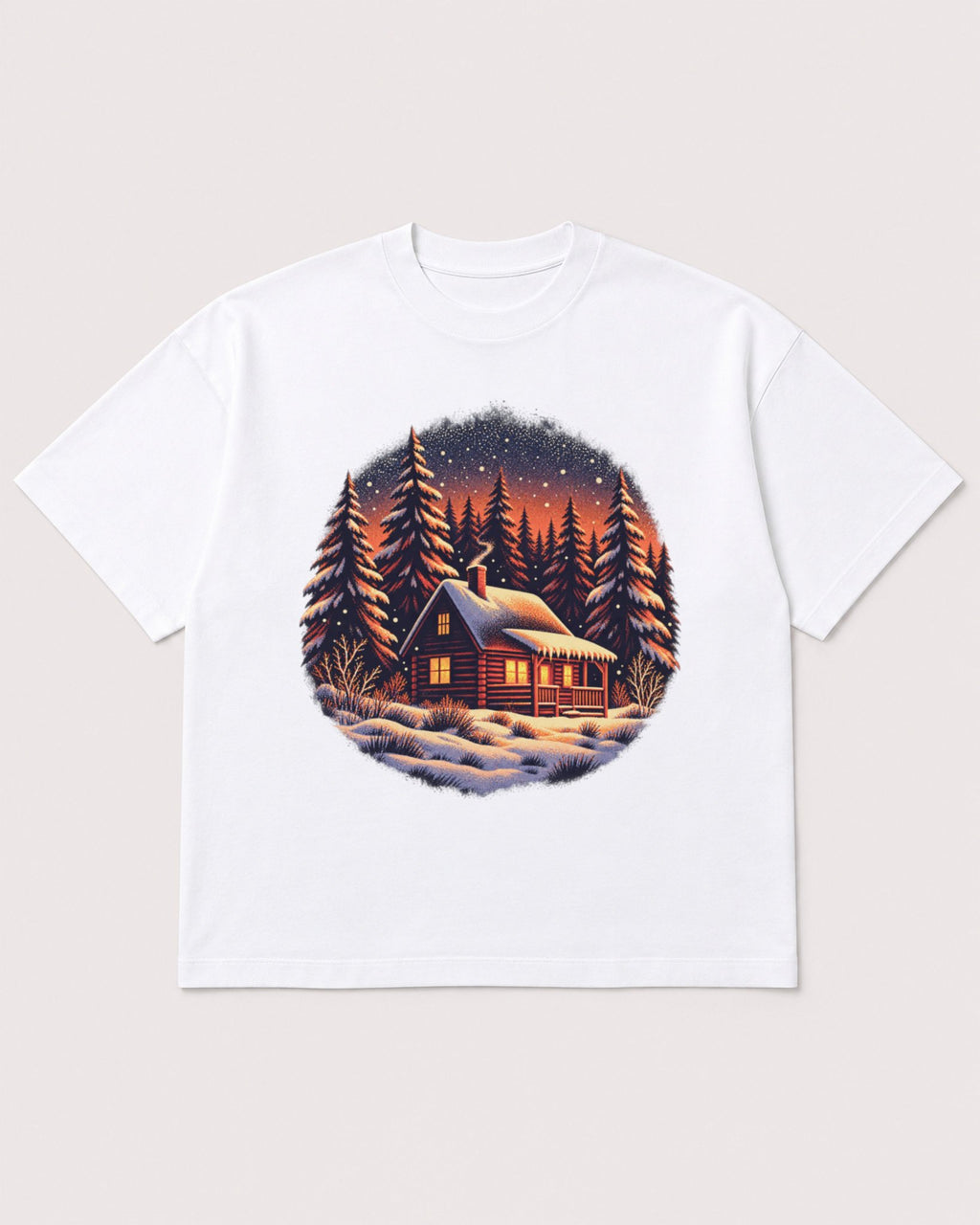 Mockup Boxy Heavyweight Tee White product