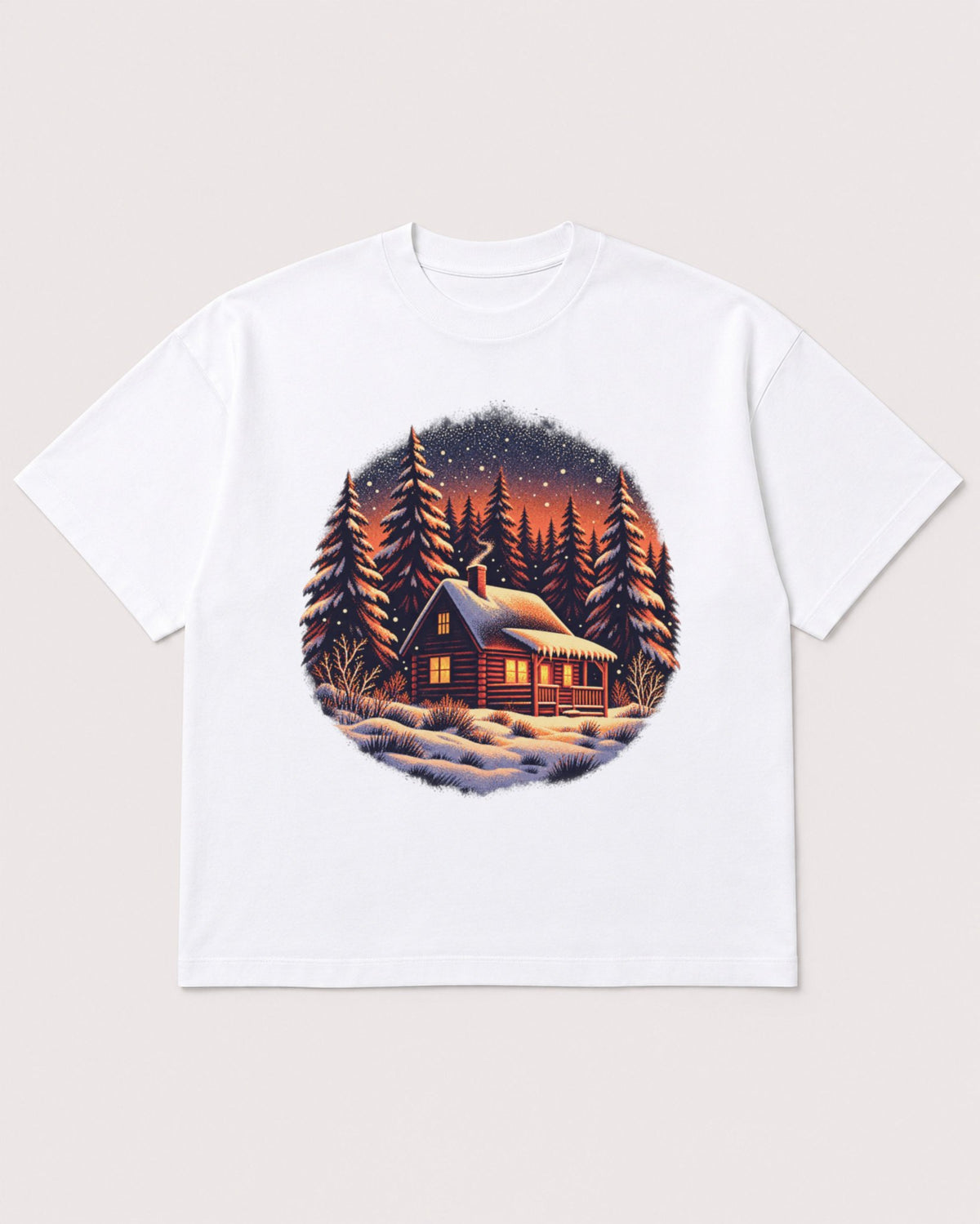 Mockup Boxy Heavyweight Tee White product