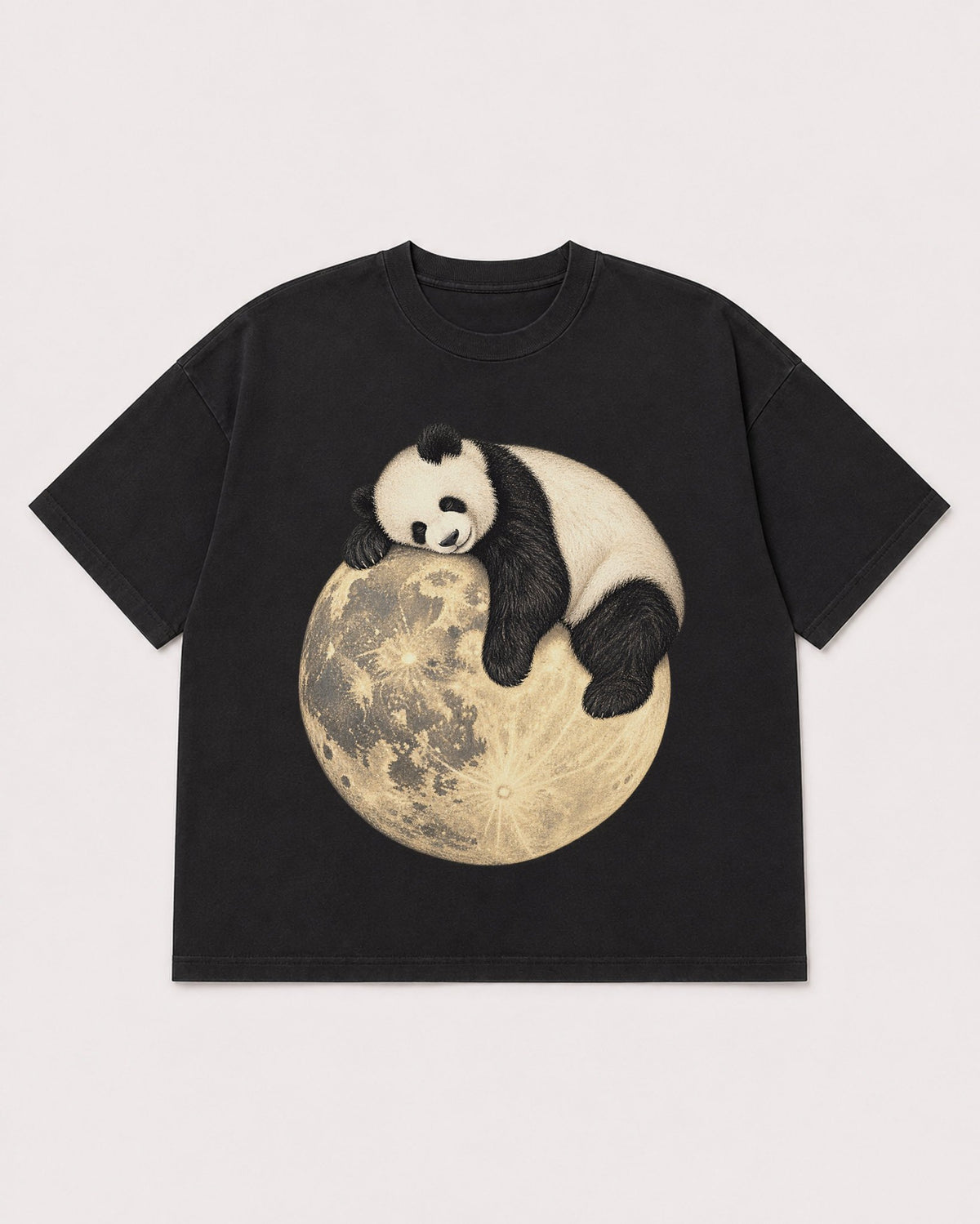 Mockup Boxy Heavyweight Tee Black product