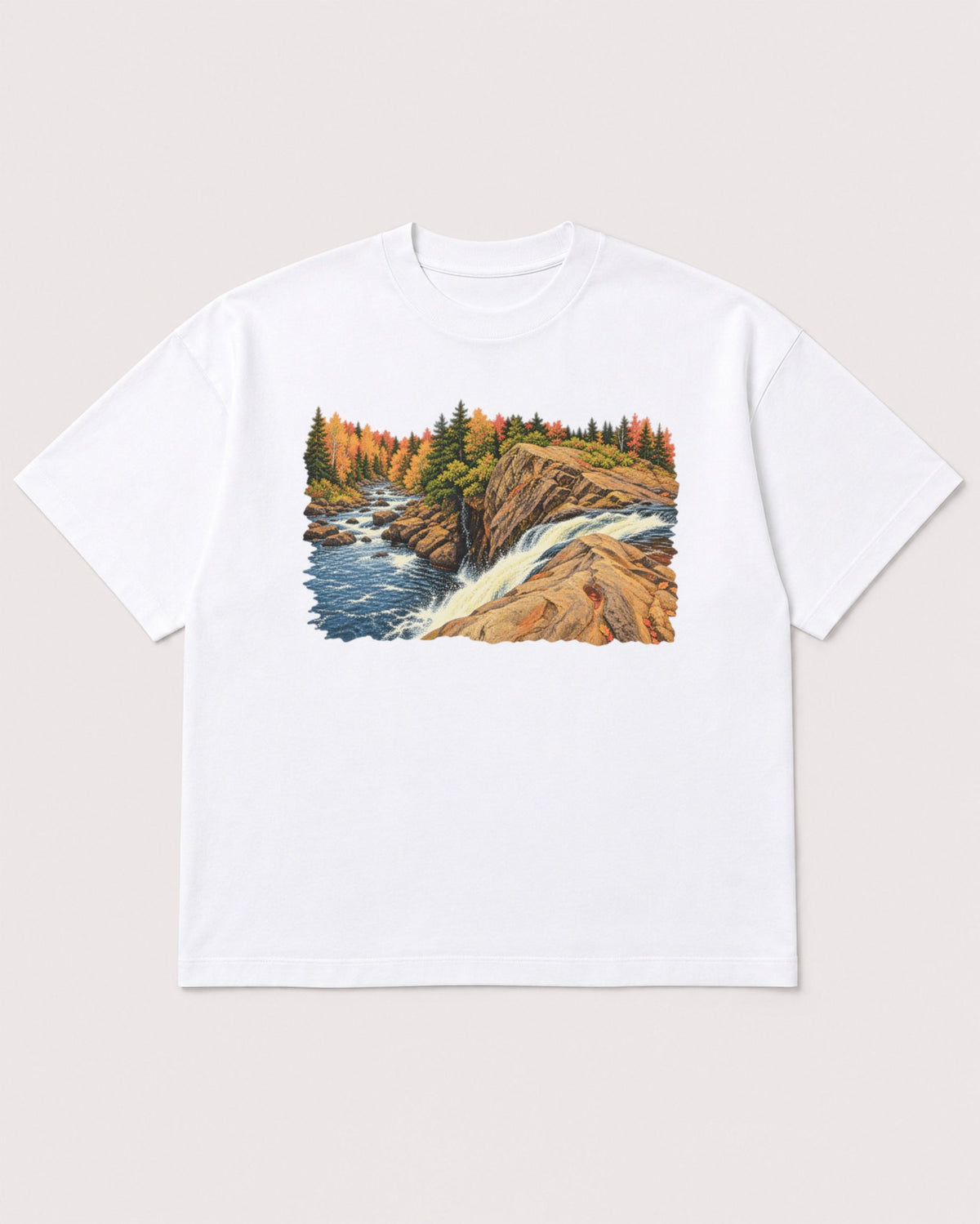 Mockup Boxy Heavyweight Tee White product