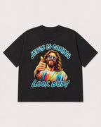 Mockup Boxy Heavyweight Tee Black product