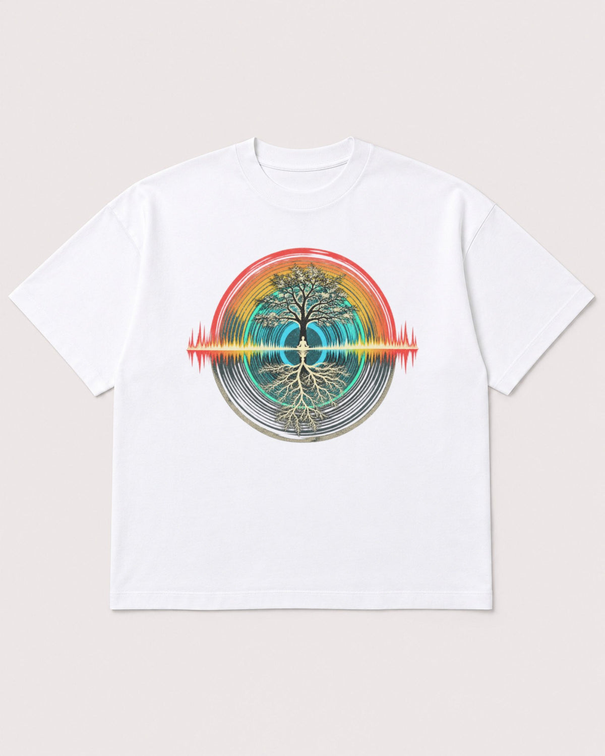 Mockup Boxy Heavyweight Tee White product