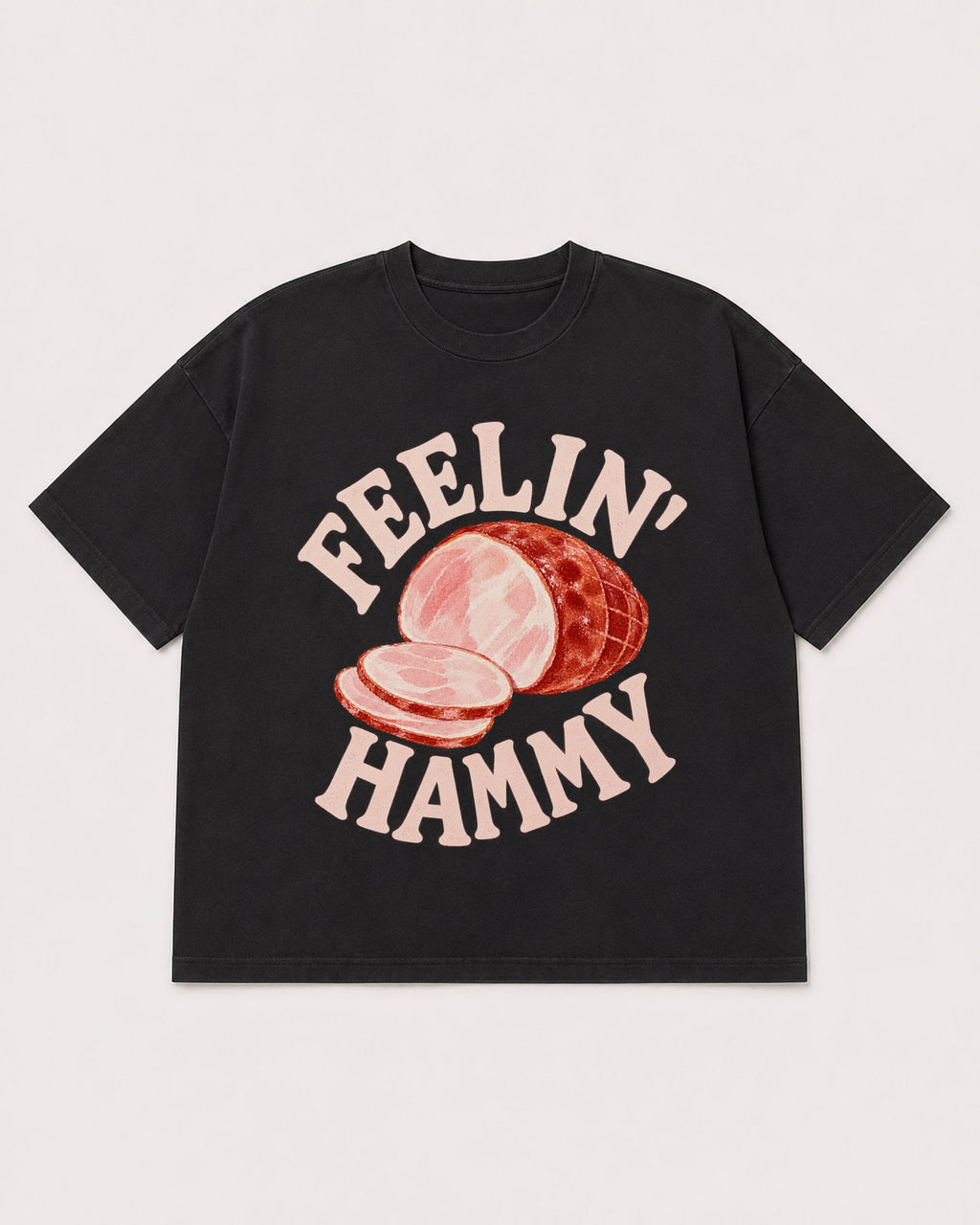Mockup Boxy Heavyweight Tee Black product