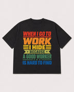 Mockup Boxy Heavyweight Tee Black product
