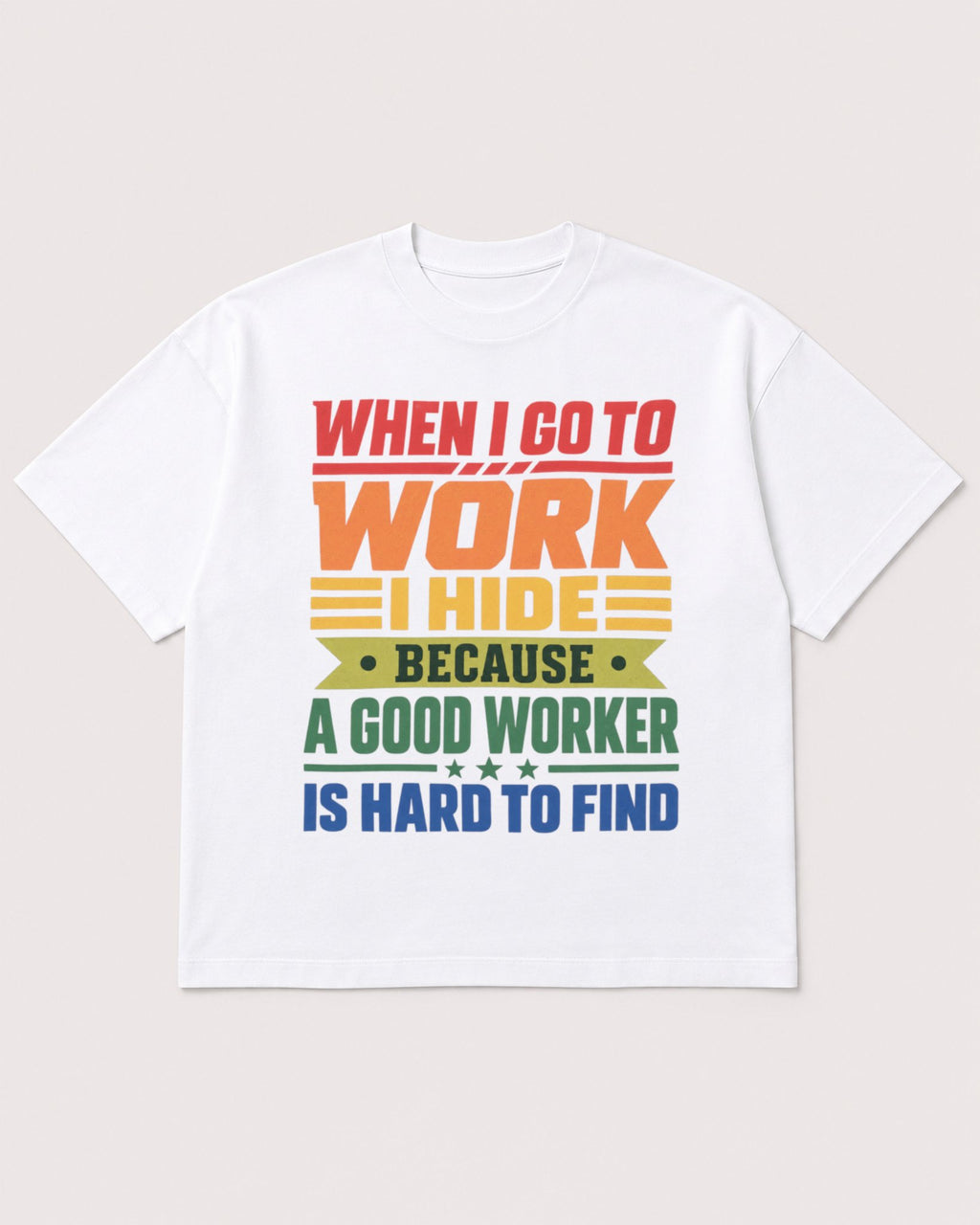 Mockup Boxy Heavyweight Tee White product