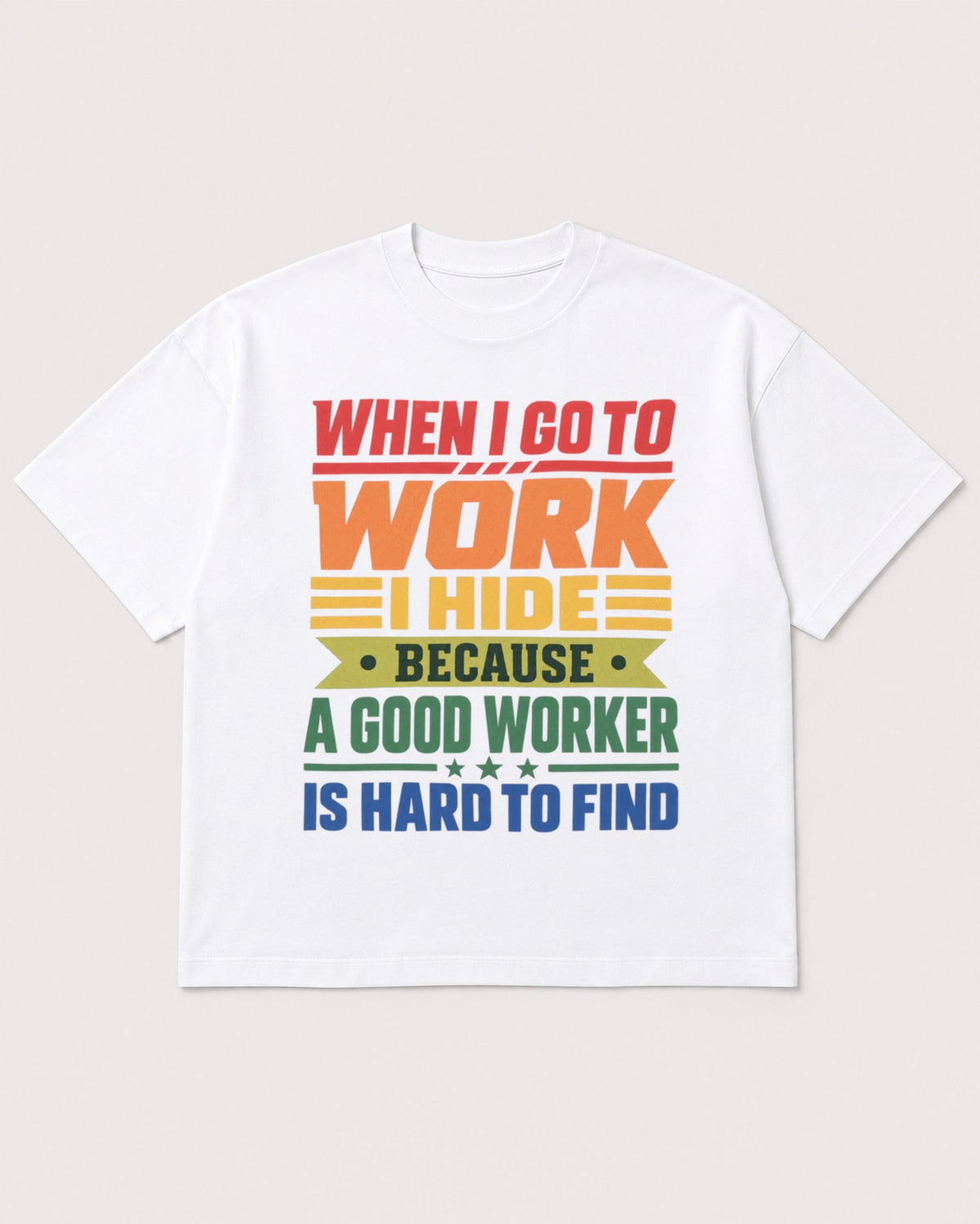 Mockup Boxy Heavyweight Tee White product