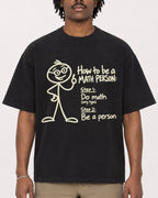 Mockup Boxy Heavyweight Tee Black male close-up 04