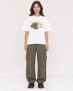 Mockup Boxy Heavyweight Tee White female full-body 02