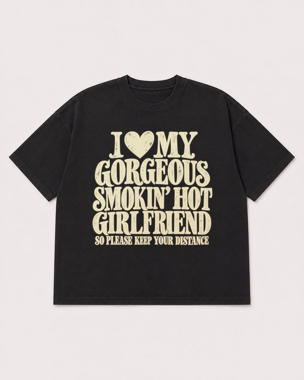 Mockup Boxy Heavyweight Tee Black product