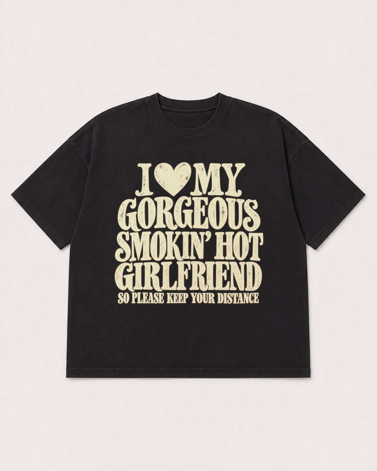 Mockup Boxy Heavyweight Tee Black product