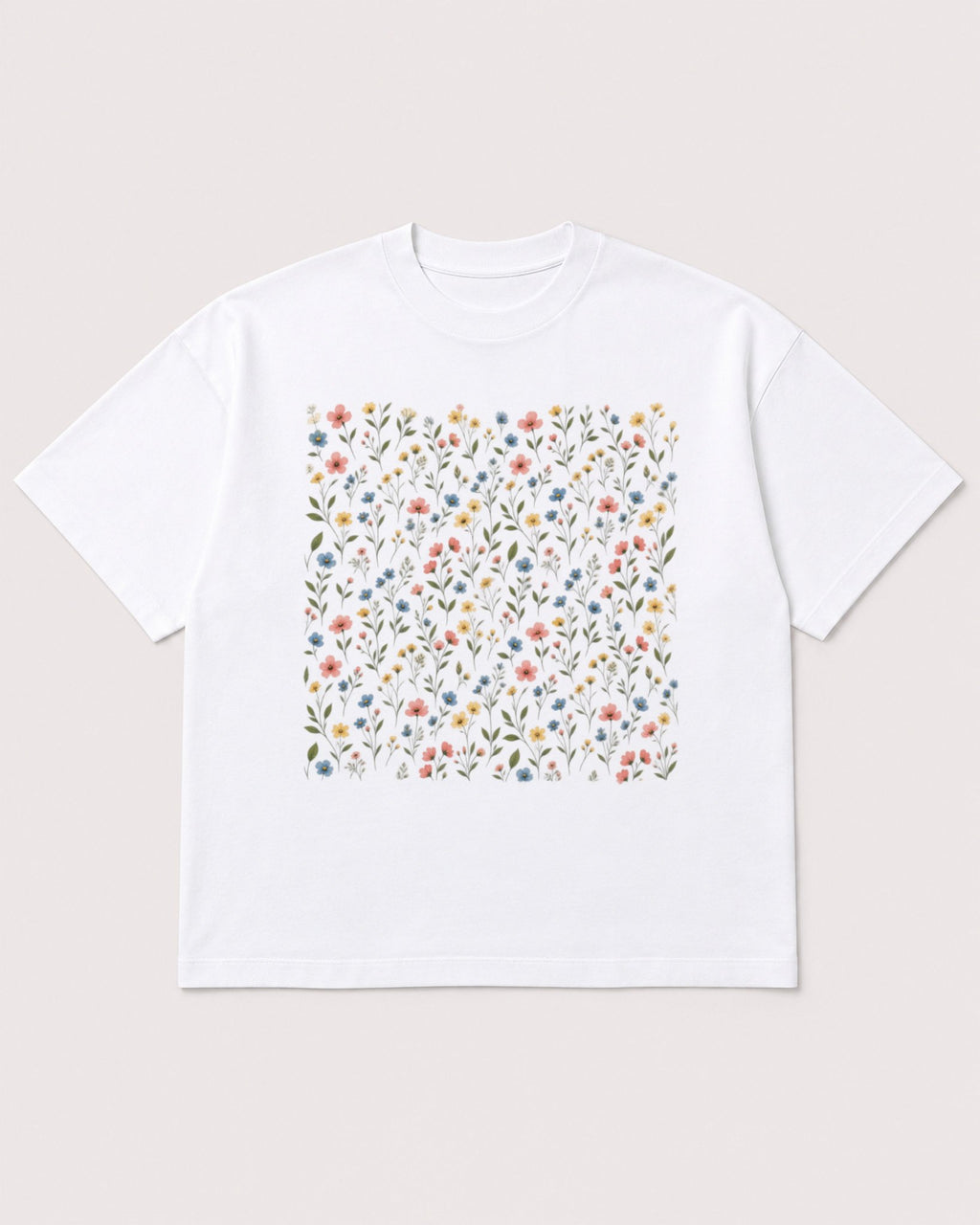 Mockup Boxy Heavyweight Tee White product