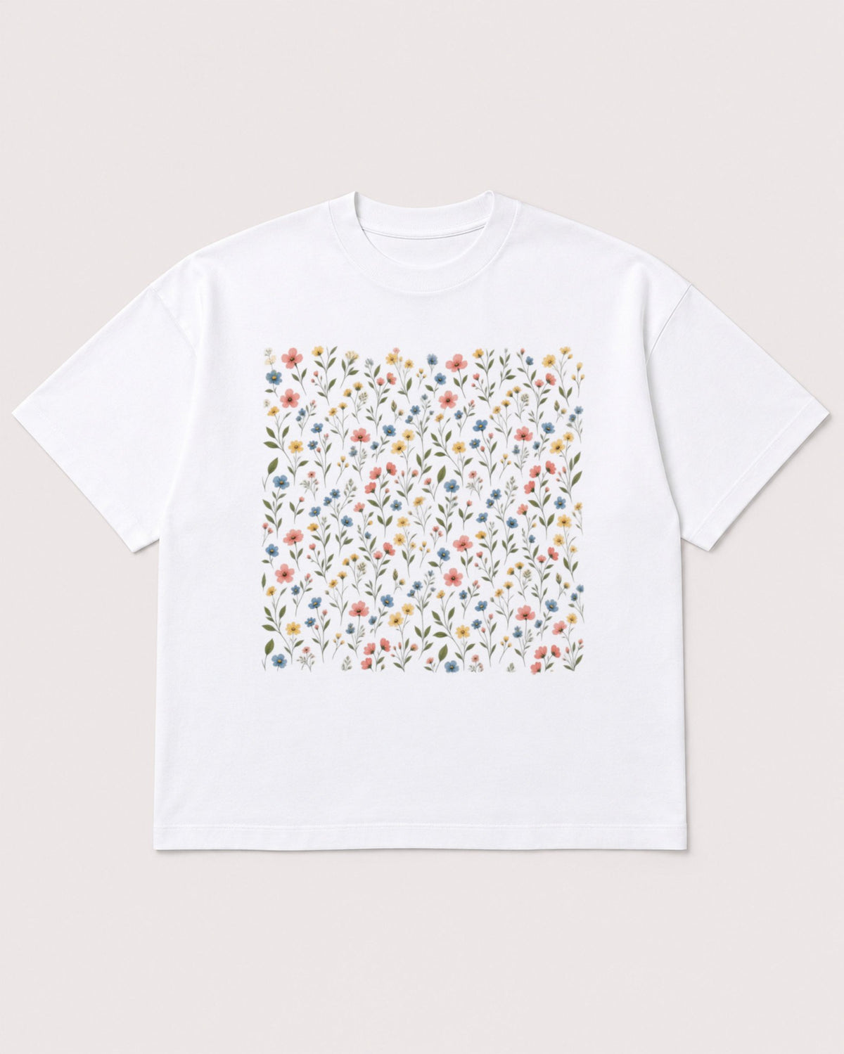 Mockup Boxy Heavyweight Tee White product