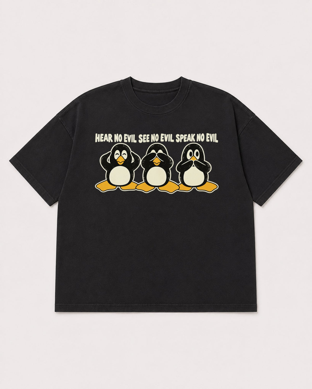 Mockup Boxy Heavyweight Tee Black product