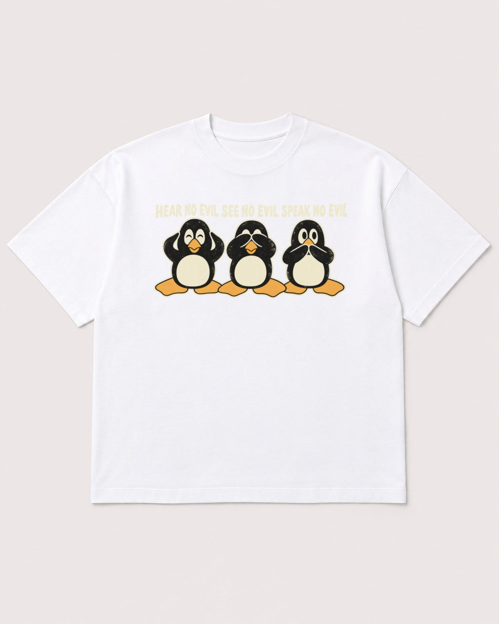 Mockup Boxy Heavyweight Tee White product