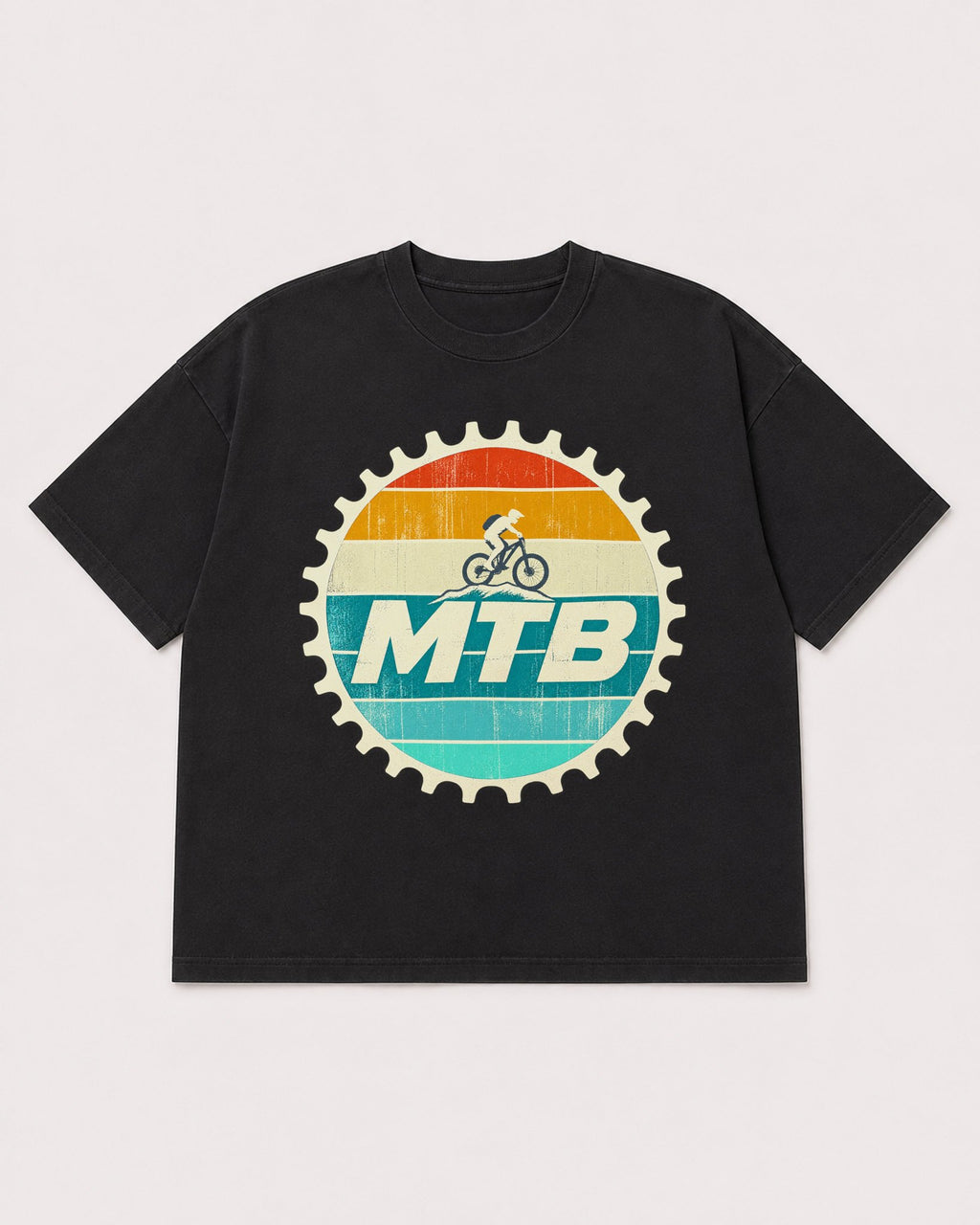 Mockup Boxy Heavyweight Tee Black product