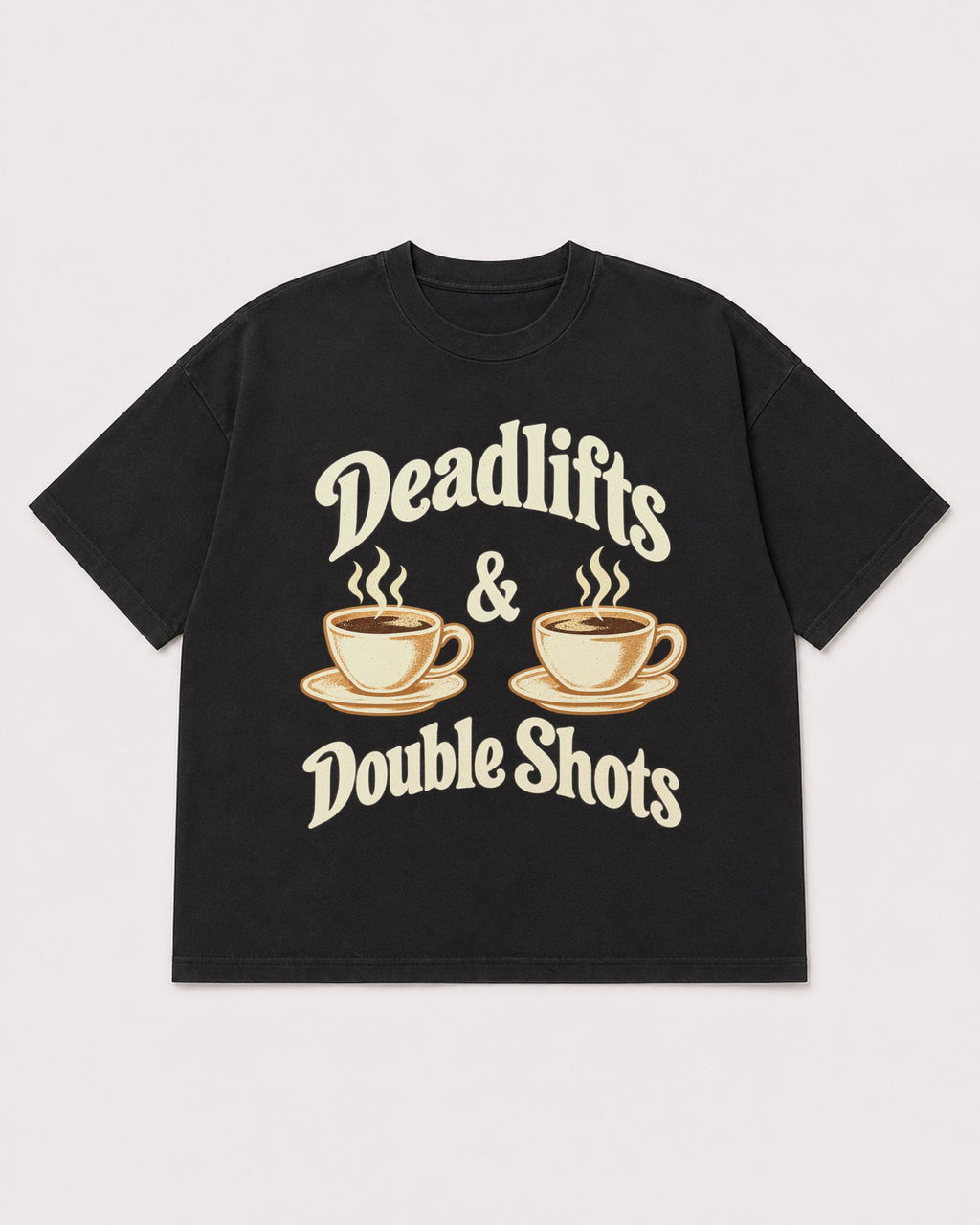Mockup Boxy Heavyweight Tee Black product