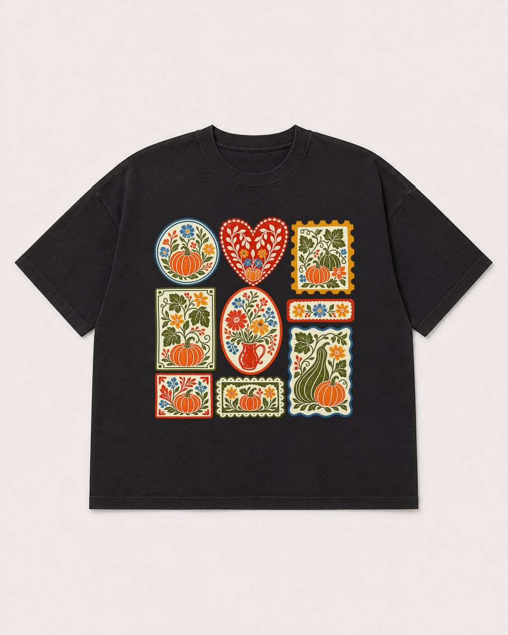 Mockup Boxy Heavyweight Tee Black product