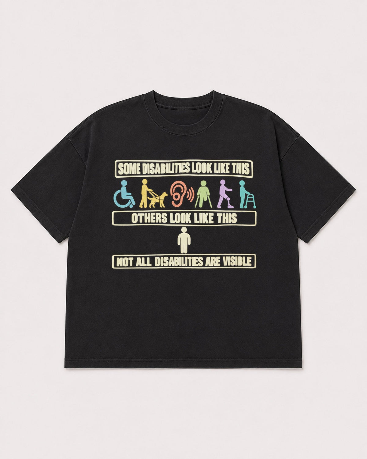 Mockup Boxy Heavyweight Tee Black product