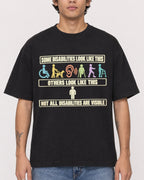 Mockup Boxy Heavyweight Tee Black male close-up 06