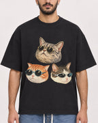 Mockup Boxy Heavyweight Tee Black male close-up 07