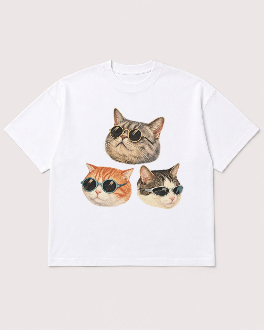 Mockup Boxy Heavyweight Tee White product