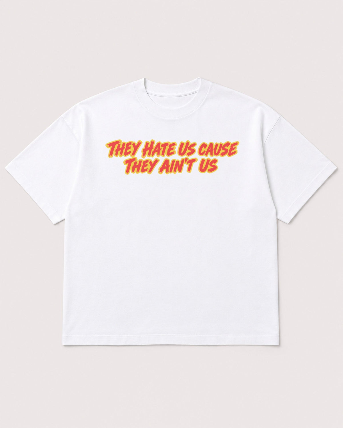 Mockup Boxy Heavyweight Tee White product