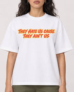 Mockup Boxy Heavyweight Tee White female close-up 07