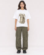 Mockup Boxy Heavyweight Tee White female full-body 02